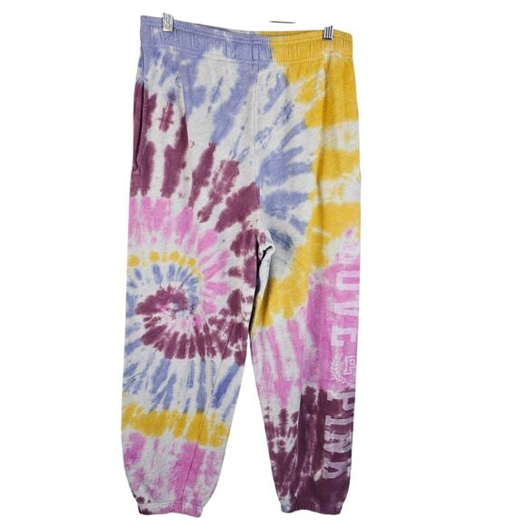 Victoria Secret Pink Tie Dye Athletic Athleisure Women's Sweatpants M - Picture 1 of 5